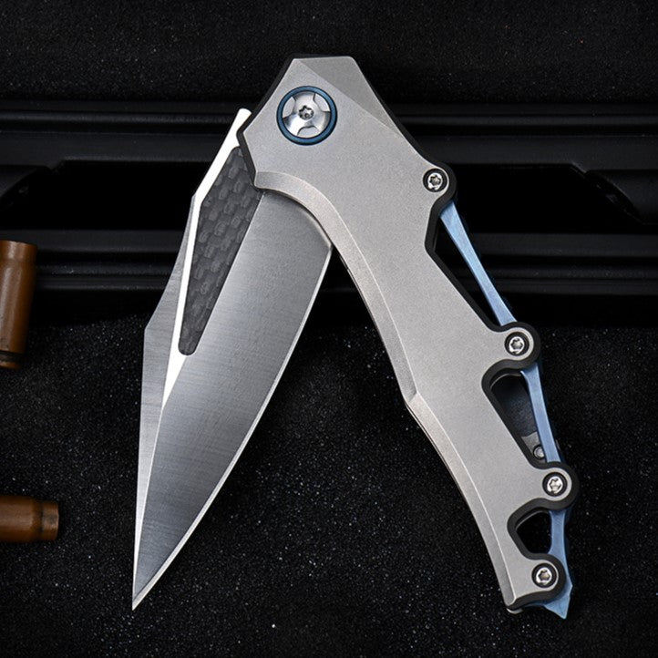 ShadowRidge M390 – Carbon Fiber Titanium Folding Knife