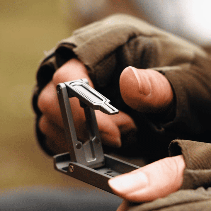 T-REX Stand:12-in-1 Titanium Foldable Phone Stand & EDC Tool
