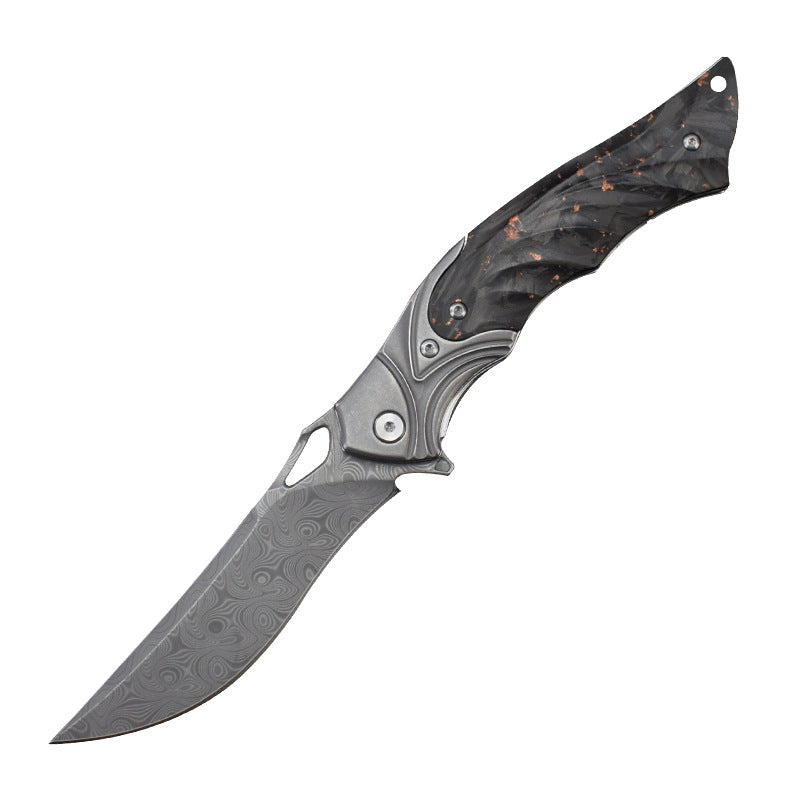 Night Owl – M390 Steel Carbon Fiber Tactical Folding Knife