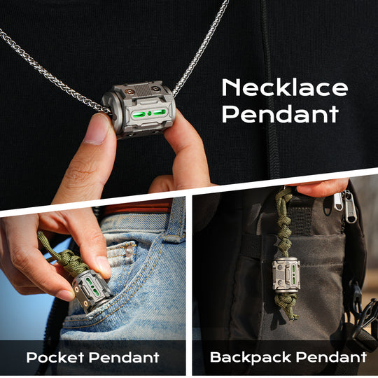 TiSpinx II: A Modular Titanium EDC Spinner Pendan