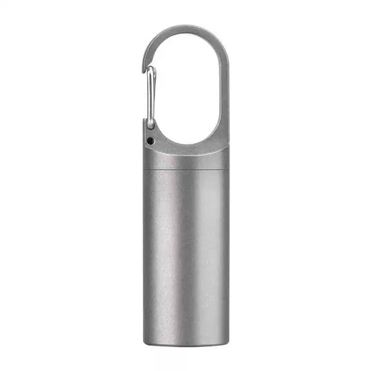 ADD-ONS:Titanium Pill Case Clip - Waterproof Portable Keychain for Medicine