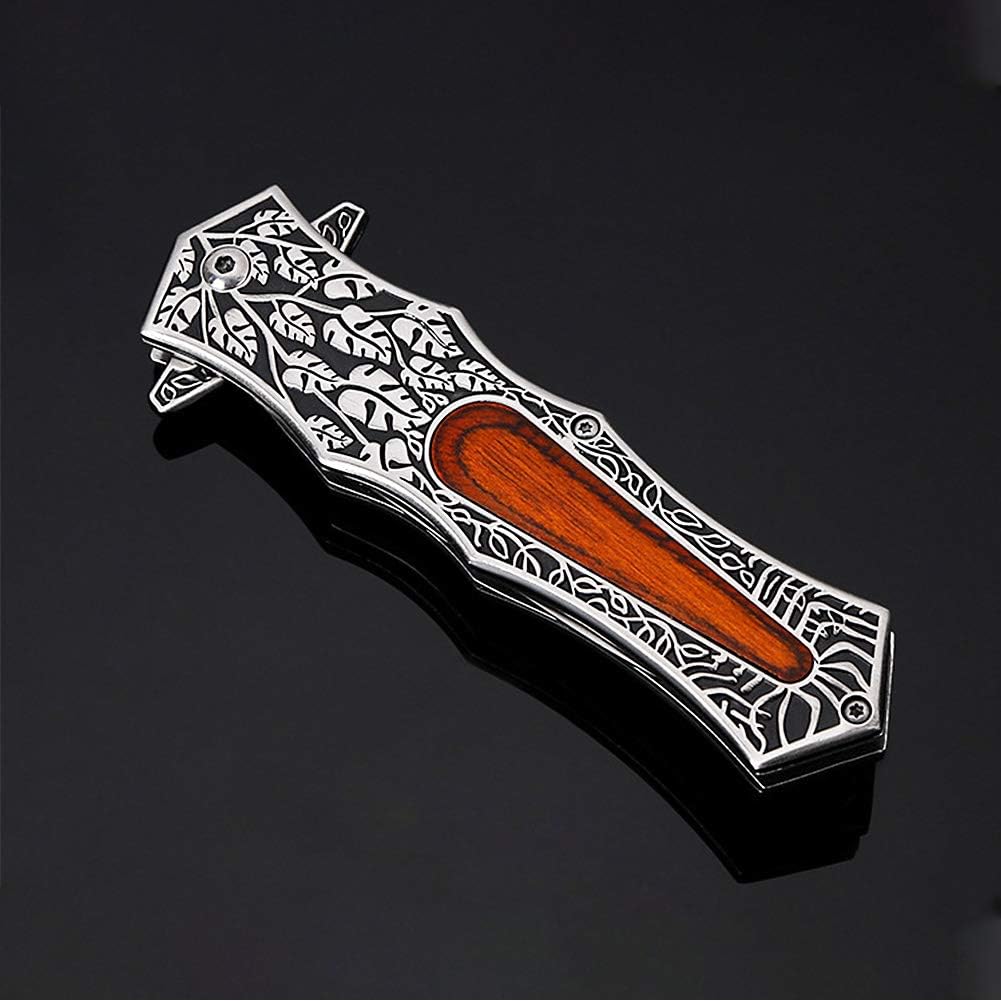 Ebonleaf Venom:  Stainless Steel Pocket Knife