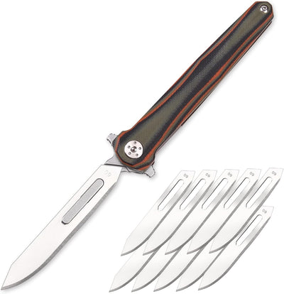 ViperFold: Carbon Steel Folding Scalpel Knife