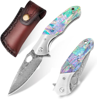 Shellshade Swoop:  VG10 Stainless Steel Pocket Hunting Knife