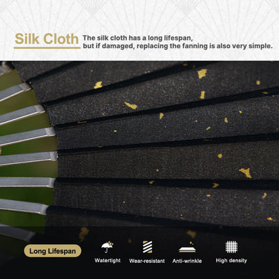 The Galaxy: Titanium EDC Kung Fu Folding Fan// Emergency Tool