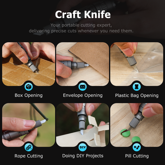 The CoreLite - 6-in-1 Modular Titanium Multitool Pen