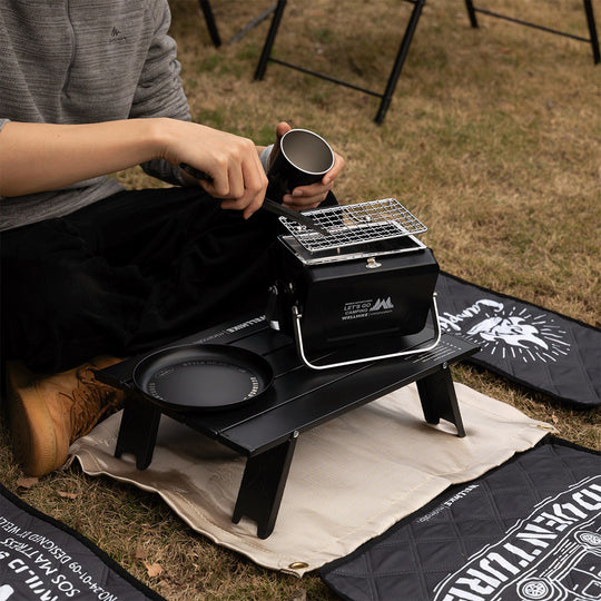 FoldFlame – Foldable Mini BBQ Grill For Camping, Picnics & Outdoor Cooking
