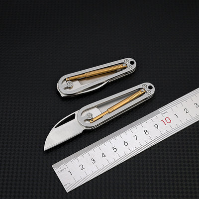 The Pendulum: 7Cr Steel Telescopic Control EDC Folding Knife