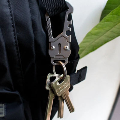 The KeySnap: Titanium EDC Multitool Keychain Carabiner