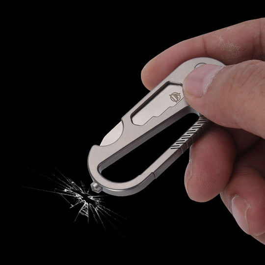 EdgeKey: Titanium Multi-Function Keychain Knife