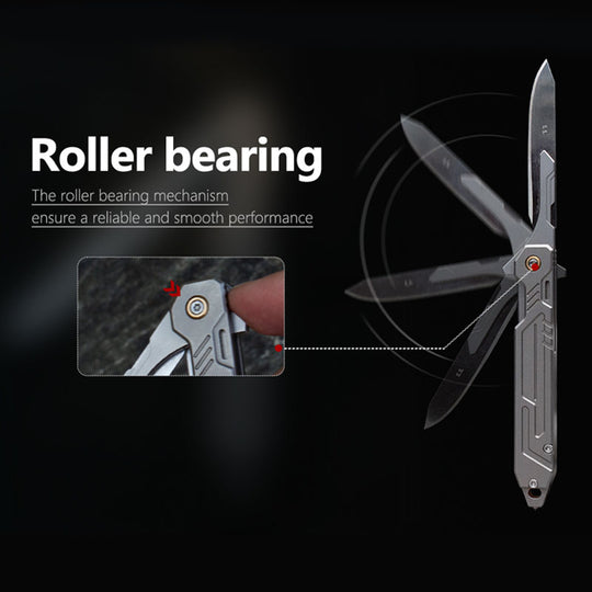 The TiFlip: Titanium Multifunction Flipper Scalpel Knife