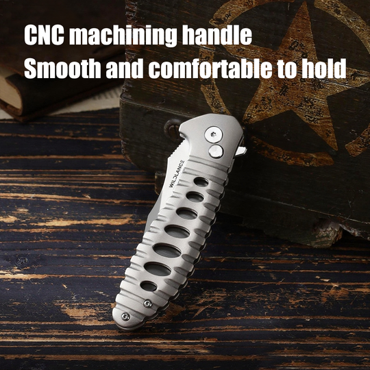 NimbleTitan - Titanium Handle EDC Small Pocket Knife