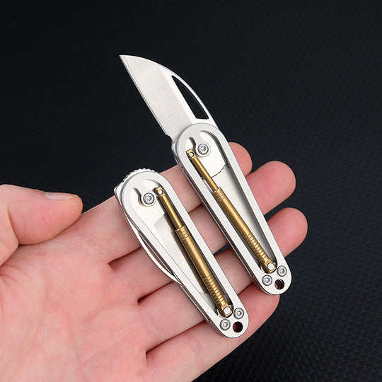 The Pendulum: 7Cr Steel Telescopic Control EDC Folding Knife