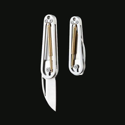 The Pendulum: 7Cr Steel Telescopic Control EDC Folding Knife