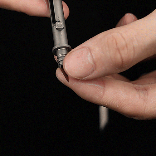 M-TiFlip - Titanium EDC Flipper Knife with Modular Ends