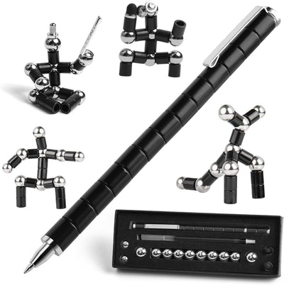 Magnetic Metal Fidget Pen-Deformable Stress Multifunctional Various of Shapes