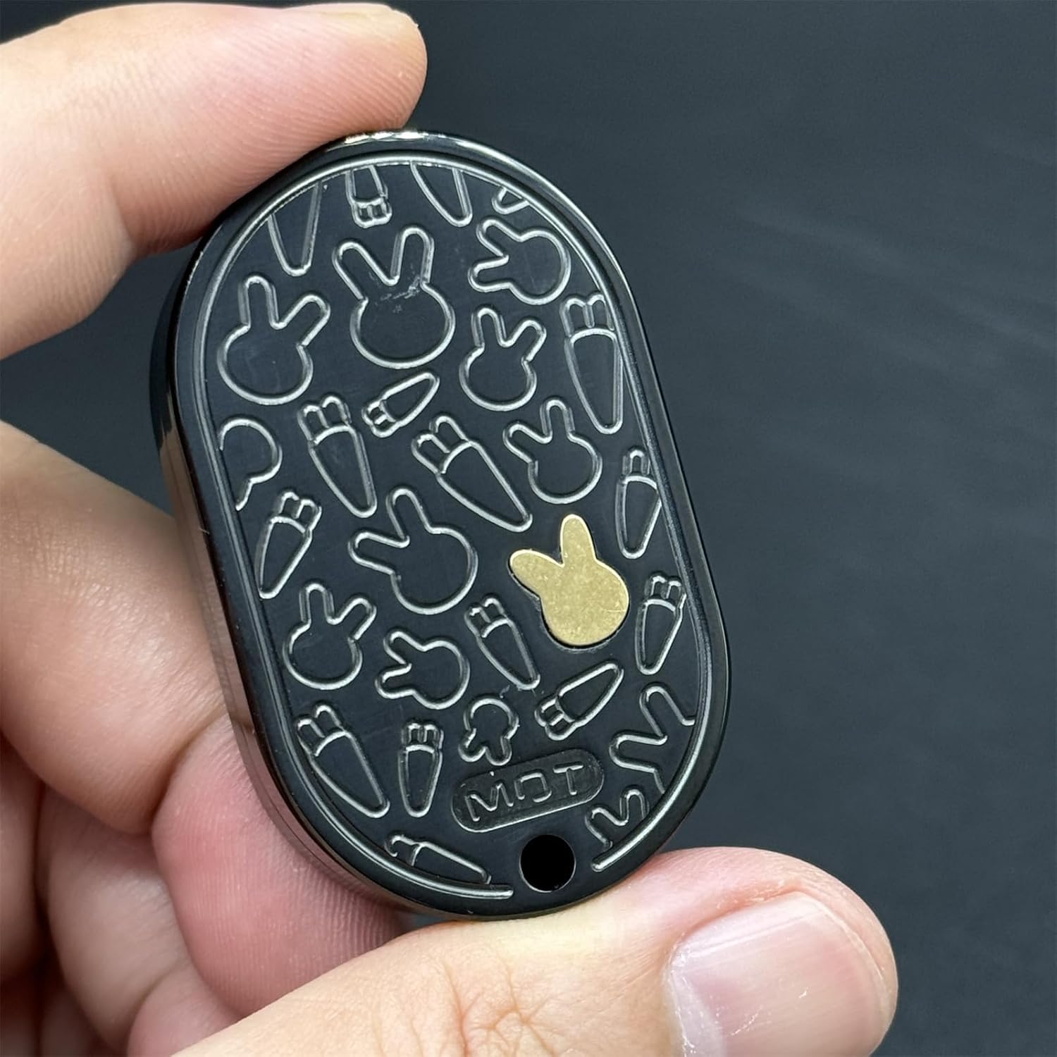 Don't Touch Bunny Slider – Grumpy Rabbit EDC Toy with Addictive