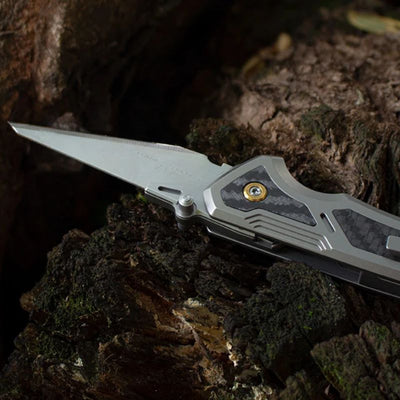 The Thunder: Titanium Utility Knife with Replaceable Blade