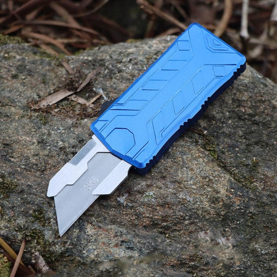 MetalScribe : Aircraft-Grade Aluminum Straight-Spring Utility Knife
