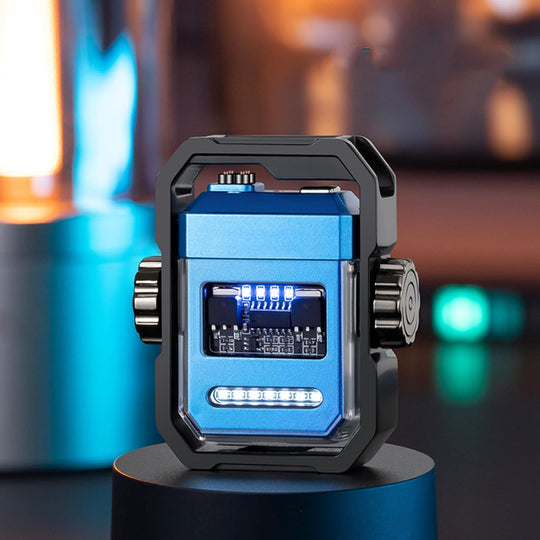 IgniteGyro：USB Rechargeable Double Arc Lighter