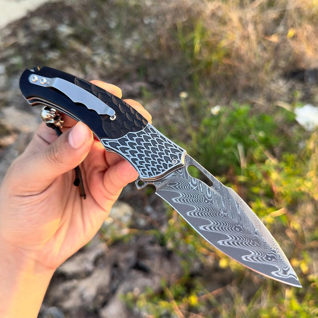 SaharaRaptor – Japanese Damascus Steel Knife