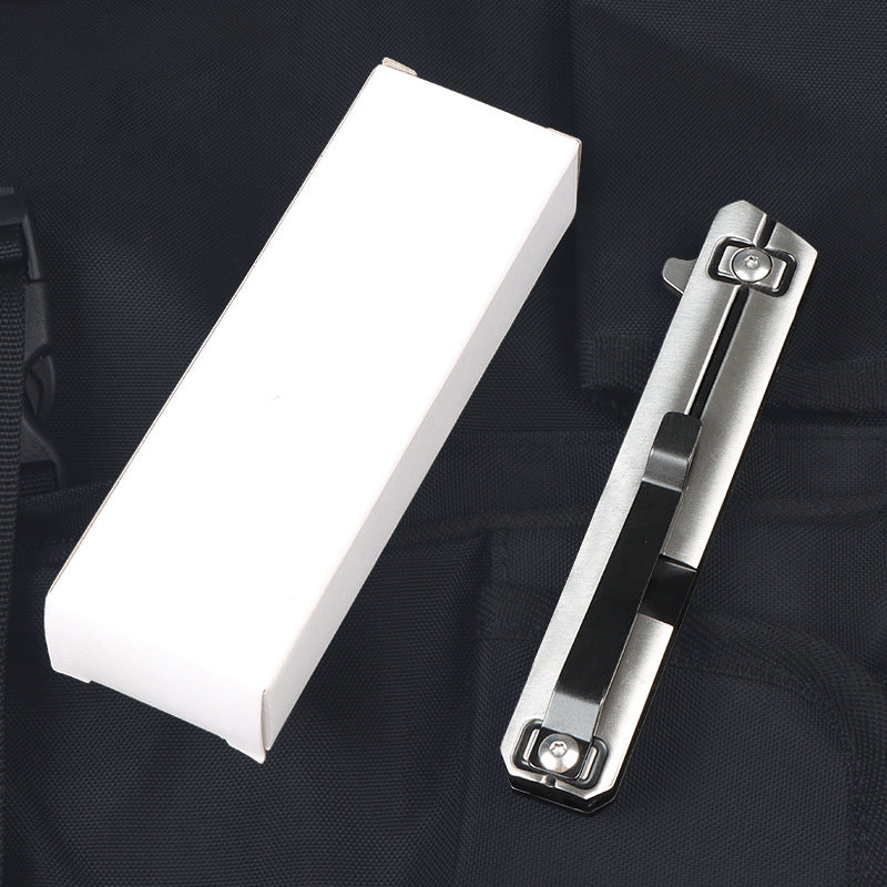 EDC Blade: Mountain-Strong 3CR13 Full-Steel Tactical Knife