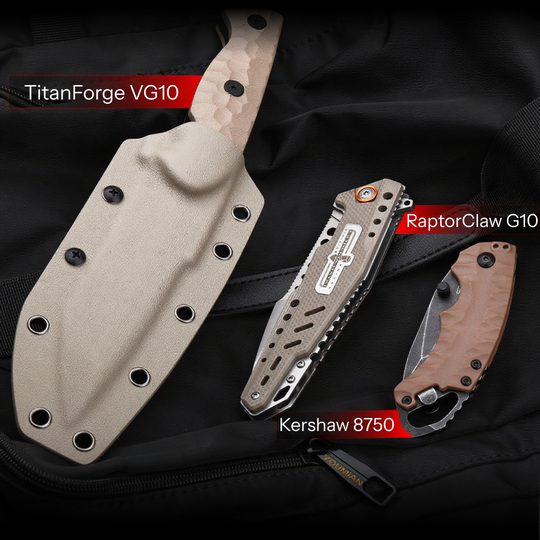The TitanForge Bundle – Buy 2 Premium Knives, Get 1 FREE Gift!
