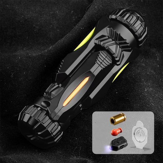 Vortex Blaster – Mini Alloy Pocket Blaster with Shell Ejection & Multi-Play Spin