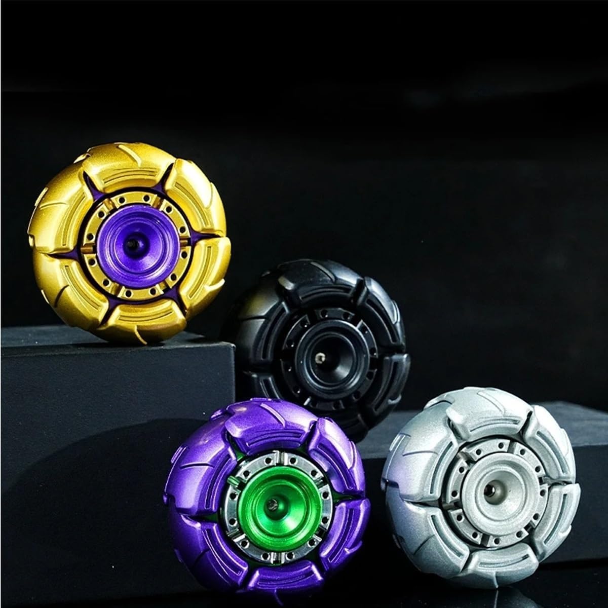 AlphaRevolve：Stainless Steel Mecha Fidget Spinner