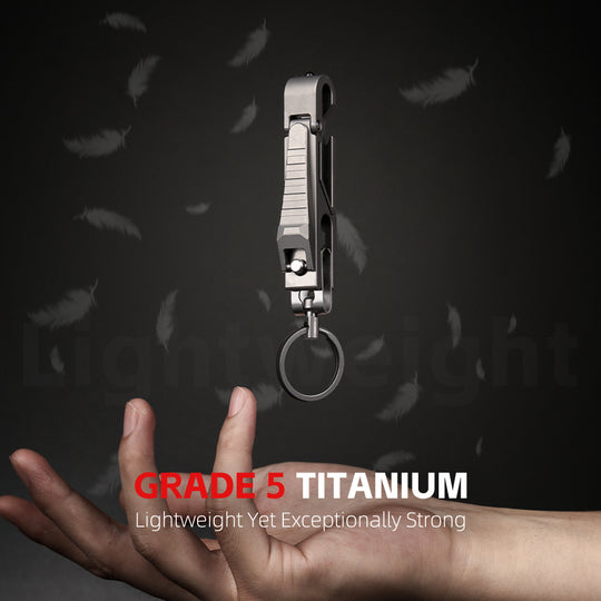 K-Smart 4.0 - Titanium Quick-Release Keychain Reinvented