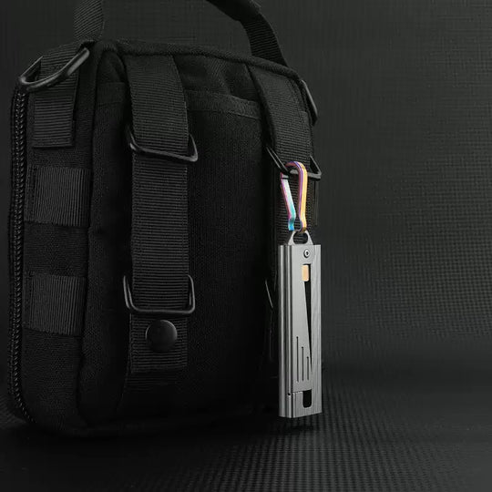 Gravity Flick – Tactical D2 Steel EDC Knife with Aluminum Handle