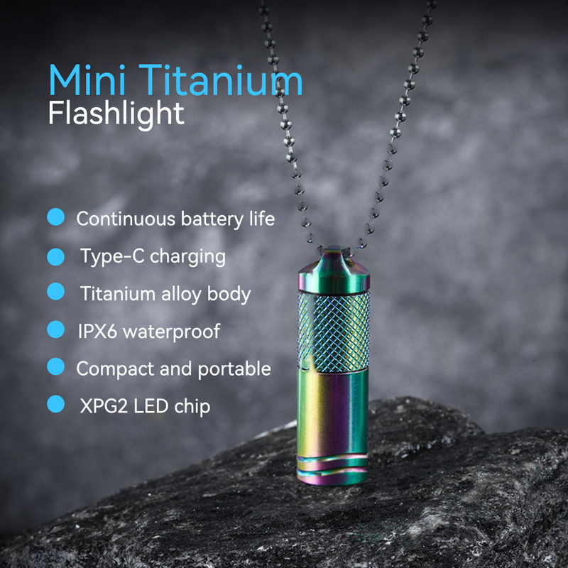 The Brightkey: Mini LED Flashlight