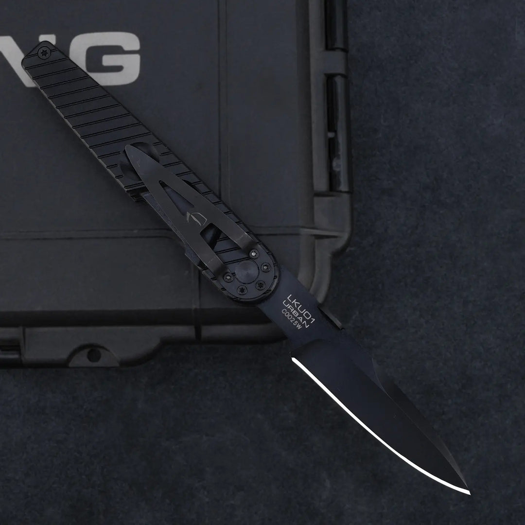 Suit Thug Folding Knife - N690 Steel | Aluminum Handle