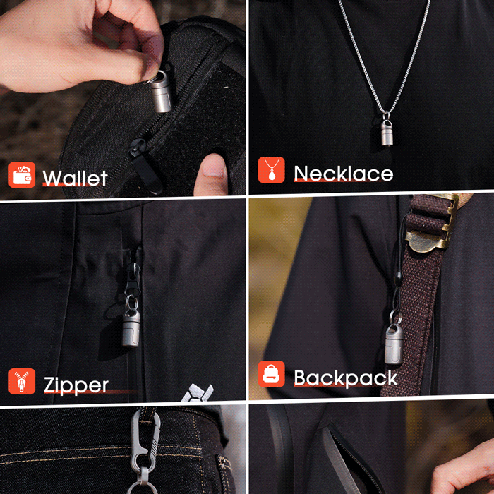 LUMIX Nano Ti— A 100-Lumen Titanium Micro Flashlight