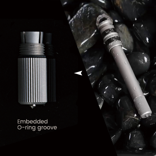 The SparkX - Titanium All-in-One Quick Release Firestarter