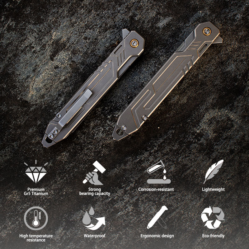 The TiFlip: Titanium Multifunction Flipper Scalpel Knife