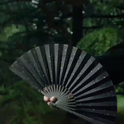 The Galaxy: Titanium EDC Kung Fu Folding Fan// Emergency Tool