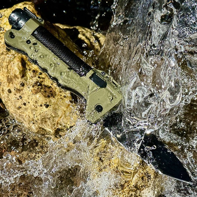 Viper EDC Survival Tool Kit - Tactical Multi-Tool with Knife, Lighter, and Flashlight