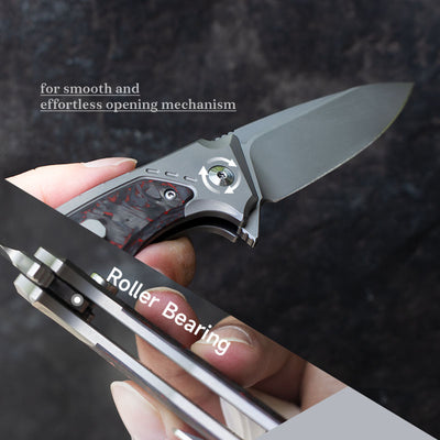 The Scarab Knife: Ti Handle & M390 Blade