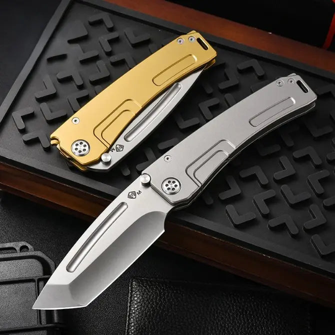 Iron Barber | Heavy-Duty D2 Steel Razor-Style Tactical Knife | Industrial EDC