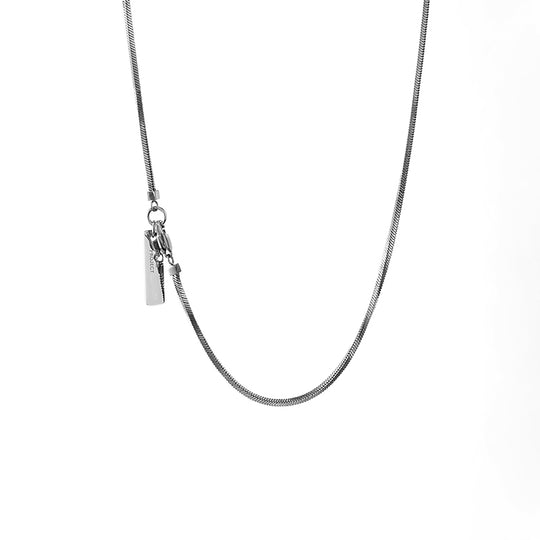 Atlas Chain Necklace – Square Snake Design, Unisex 316L Stainless Steel