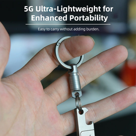 ADD-ONS：Titanium Quick-Release Keychain