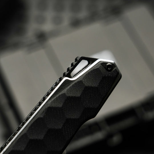 HexGrip G10 Folding Knife – 5Cr Stainless Steel EDC Flipper | Outdoor, Camping & Everyday Carry