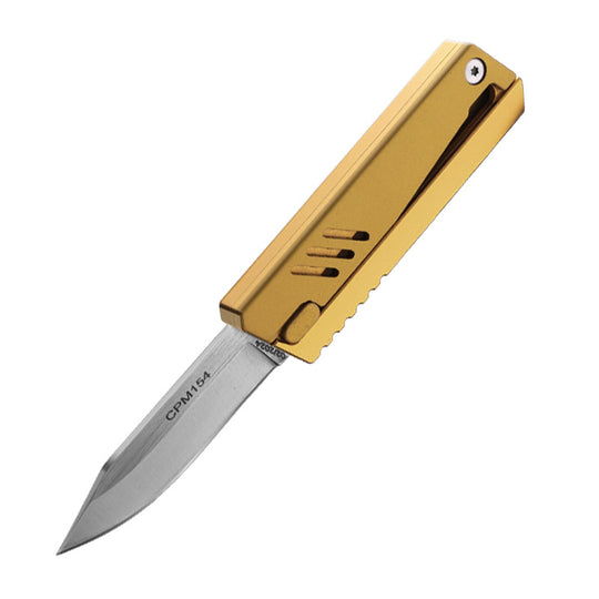 Lightning-Fast Gravity Knife – Al Alloy EDC Blade with One-Hand Opening