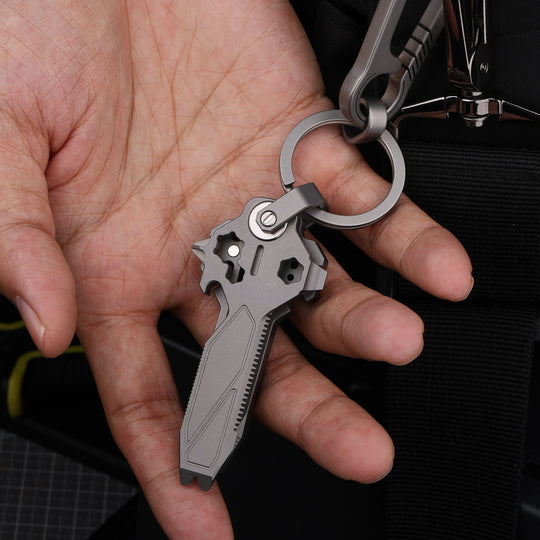 KeyMaster 2.0 - 18-in-1 Titanium EDC Multi-functional Tool