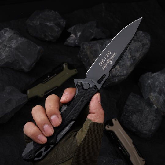 The Leviathan - EDC G10 Handle Tactical Folding Knife