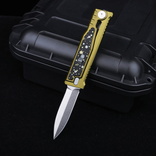 Christmas Limited Snowflake:The ThronRazor Gravity Knife with Selectable Blade Types&Color