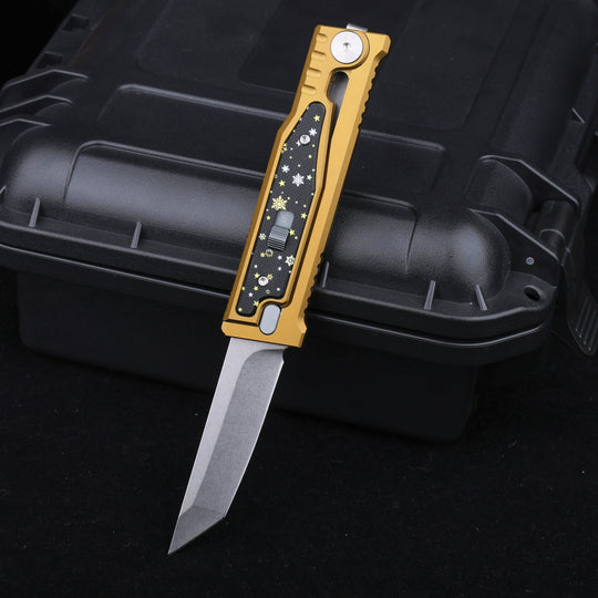 Christmas Limited Snowflake:The ThronRazor Gravity Knife with Selectable Blade Types&Color