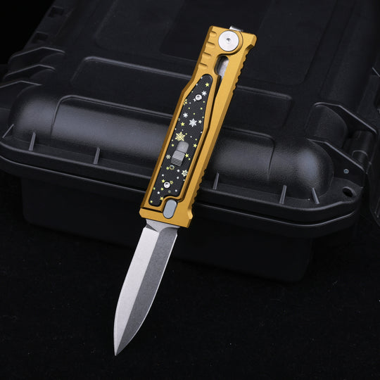 Christmas Limited Snowflake:The ThronRazor Gravity Knife with Selectable Blade Types&Color