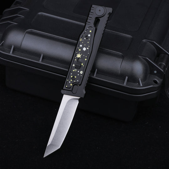 Christmas Limited Snowflake:The ThronRazor Gravity Knife with Selectable Blade Types&Color